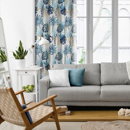 ZASŁONA GOTOWA MALTA 140 X 250 CM BIAŁY