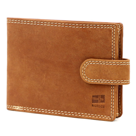 Portfel męski skórzany skóra naturalna Nordee 