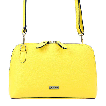 MiaMore torebka listonoszka skóra naturalna szary