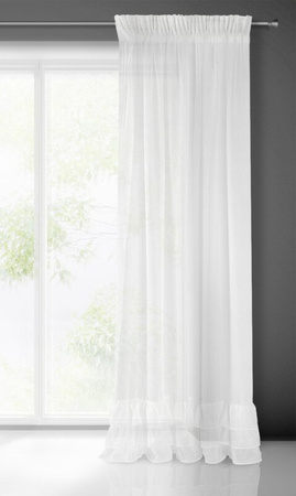 FIRANA GOTOWA RAJA NA TAŚMIE 140 X 270 CM BIAŁY