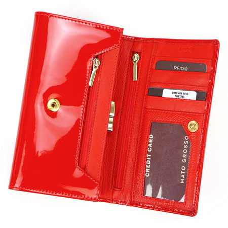 Portfel damski skórzany skóra naturalna Mato Grosso 