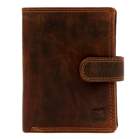 Portfel męski skórzany skóra naturalna Nordee