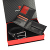 Zestaw na prezent dla mężczyzny portfel i pasek męski skórzany Pierre Cardin
