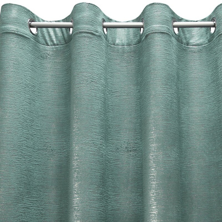 ZASŁONA GOTOWA MABEL 140 X 250 CM TURKUSOWY