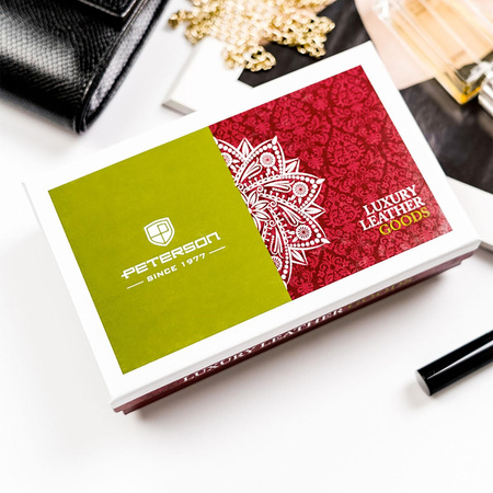 Portfel damski skóra naturalna skórzany Peterson