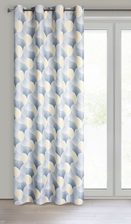 ZASŁONA GOTOWA ASETA 140 X 250 CM SZARY