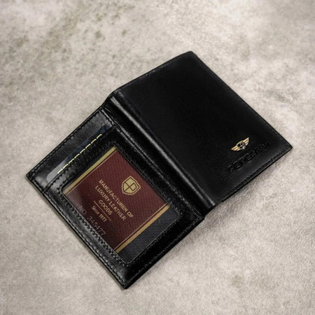 PETERSON ZESTAW portfel etui brelok skóra naturalna pomysł na prezent