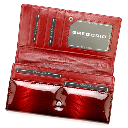 Portfel damski skórzany skóra naturalna Gregorio