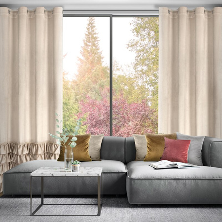ZASŁONA GOTOWA CARLI 140 X 250 CM BEŻOWY