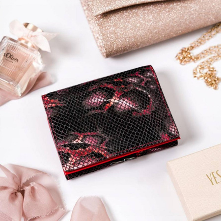 Portfel damski skórzany skóra naturalna Lorenti