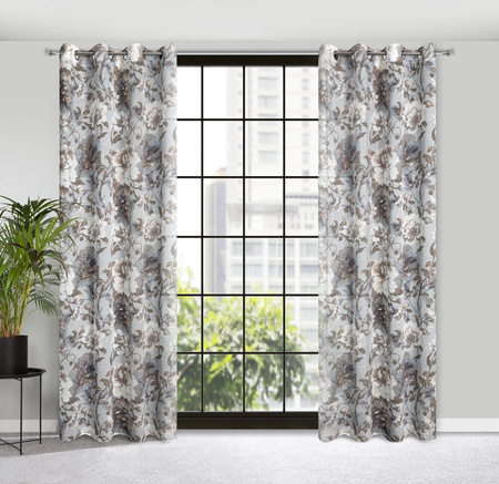 ZASŁONA GOTOWA SANDRA 140 X 250 CM POPIELATY