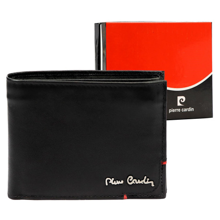 Portfel męski skórzany skóra naturalna Pierre Cardin