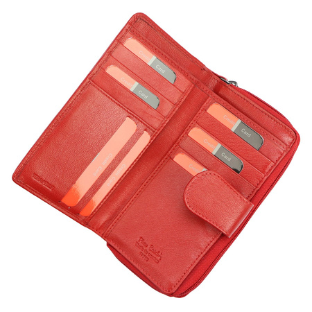 Portfel damski skórzany skóra naturalna Pierre Cardin