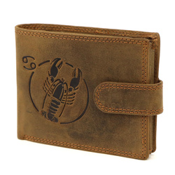 Portfel męski skórzany skóra naturalna Nordee