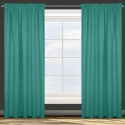 ZASŁONA GOTOWA D91 PARISA NA TAŚMIE 140 X 270 CM TURKUSOWY