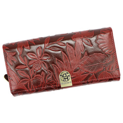 Portfel damski skóra naturalna skórzany Gregorio