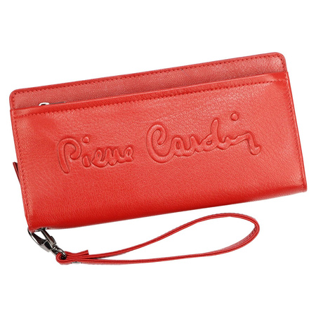 Portfel damski skórzany skóra naturalna Pierre Cardin