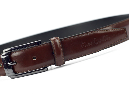 Pasek męski skórzany skóra naturalna Pierre Cardin 
