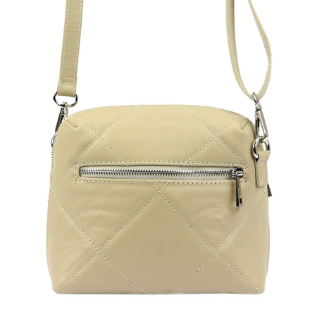 MiaMore torebka listonoszka skóra naturalna beżowy