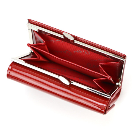 Portfel damski skóra naturalna + skóra ekologiczna Pierre Cardin