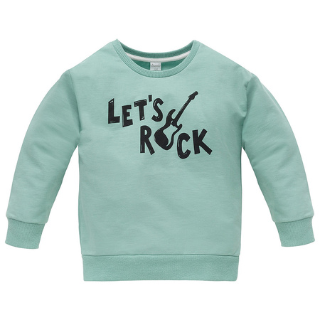 Bluza LETS ROCK zielony 128