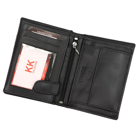 Portfel męski skórzany skóra naturalna Money Kepper 