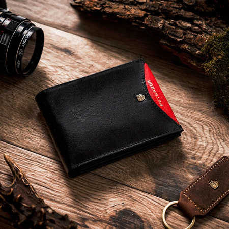 Portfel męski skórzany skóra naturalna  Peterson