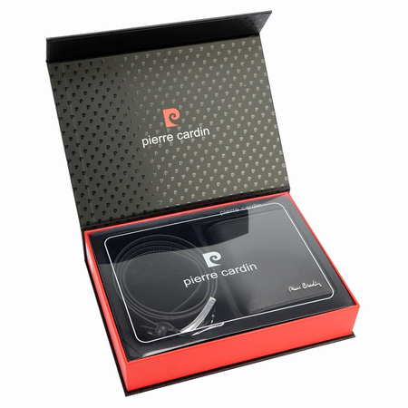 Zestaw na prezent dla mężczyzny portfel i pasek męski skórzany Pierre Cardin