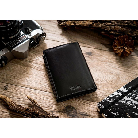 Portfel męski skórzany skóra naturalna  Peterson