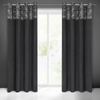 ZASŁONA GOTOWA ARIANA 140 X 250 CM CZARNY