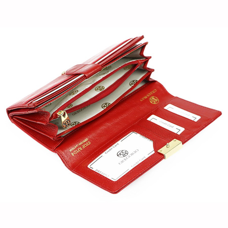 Gregorio portfel skóra naturalna licowa czarny GS-102 - kobieta