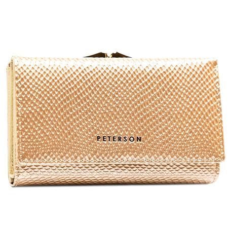 Portfel damski skóra naturalna skórzany Peterson