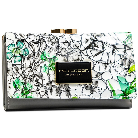 Portfel damski skóra naturalna skórzany Peterson