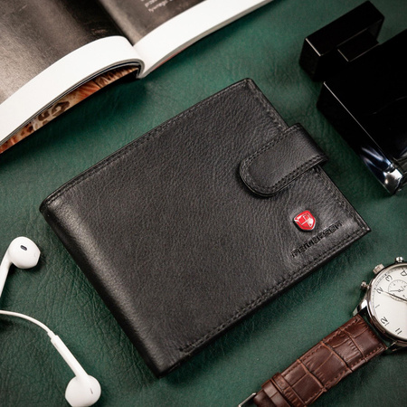 Portfel męski skórzany skóra naturalna  Peterson