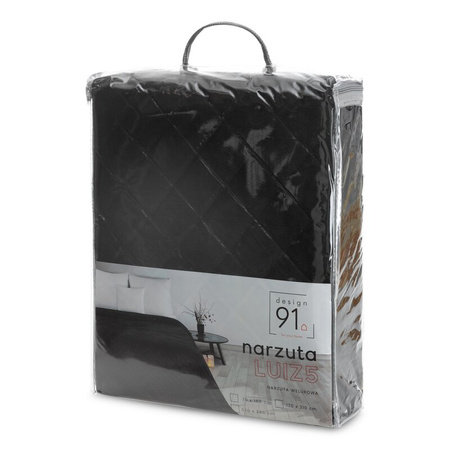 NARZUTA D91 LUIZ 5 170 X 210 CM CZARNY