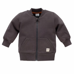Bluza ROZPINANA OLIVIER grafitowy 140