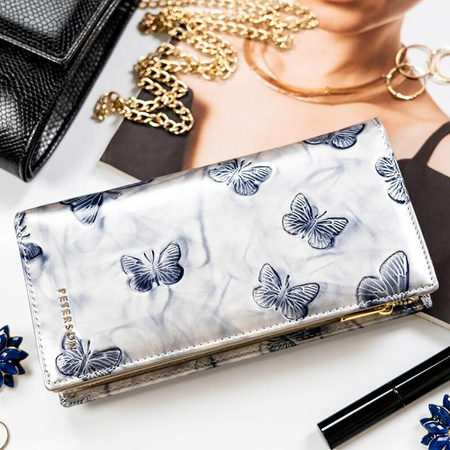 Portfel damski skórzany skóra naturalna  Peterson