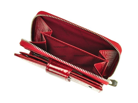 Portfel damski skórzany skóra naturalna Gregorio 