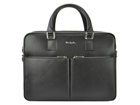 Teczka na dokumenty skórzana skóra naturalna Pierre Cardin