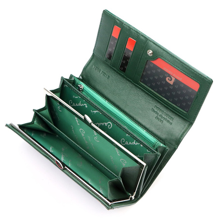 Portfel damski skórzany skóra naturalna Pierre Cardin 