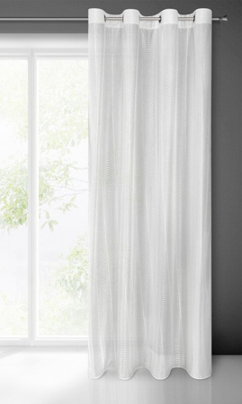 ZASŁONA GOTOWA KAMILA 140 X 250 CM BIAŁY