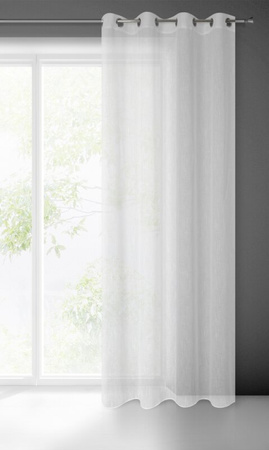 FIRANA GOTOWA CARLA 140 X 250 CM BIAŁY