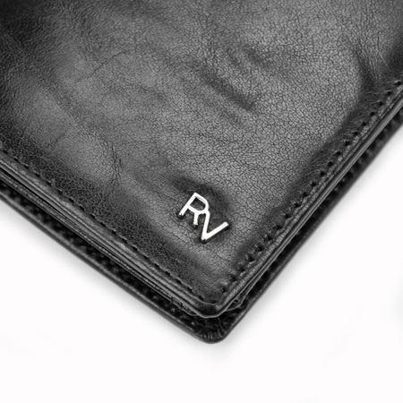 Portfel męski skórzany skóra naturalna Rovicky 