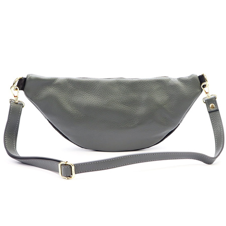 Torebka torebki skórzana saszetka nerka skóra naturalna Luka damska