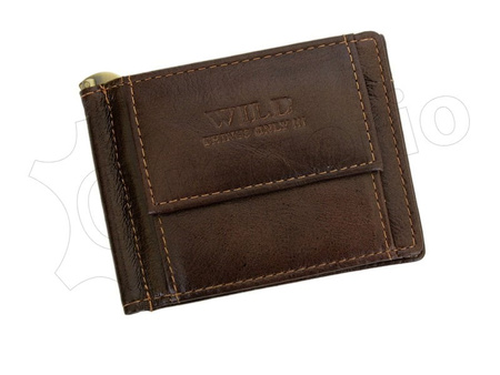 Portfel męski skórzany skóra naturalna Wild 