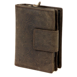 Portfel damski skórzany skóra naturalna Gregorio