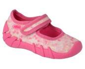 Befado buty kapcie pantofle dla dziewczynki różowe