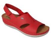 Dr Orto CASUAL - Obuwie damskie sandały damskie skórzane czerwone