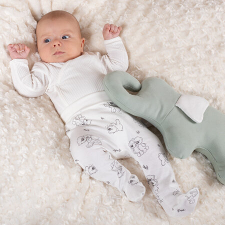 Body niemowlęce rozpinane kopertowo wyprawka długi rękaw Nicol Olaf 