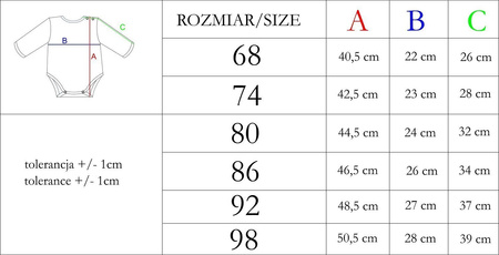 Body niemowlęce wyprawka krótki rękaw Delfin Nicol